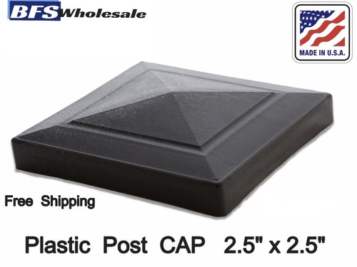 Plastic fence post cap - post, 2½