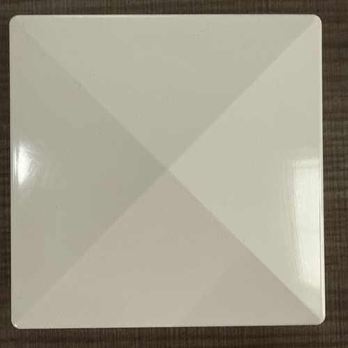 White 127mm x - 5"x5",