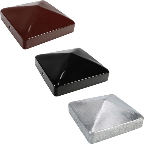 Fence post caps 75x75mm red - fence,