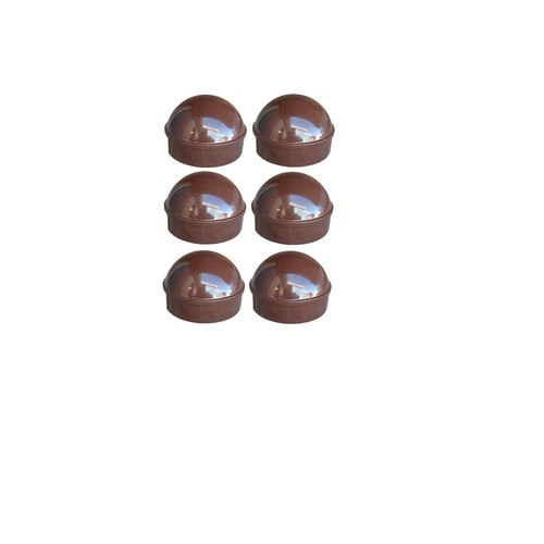 Brown post caps for - brown, chain
