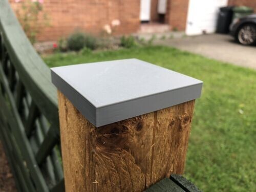 Custom fence post caps - caps, 100mm