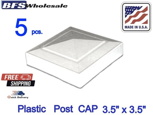Plastic fence post cap 3 - ,