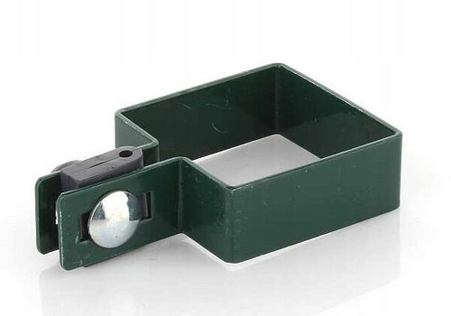 End clamp square set 40x40mm - end,