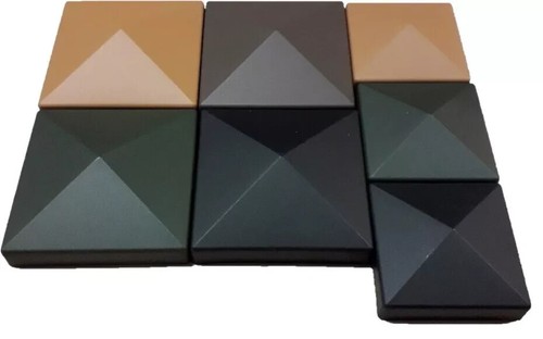 Fence post caps pack dark - caps, 7
