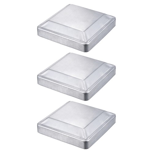 3pcs fence post cap galvanized - post,