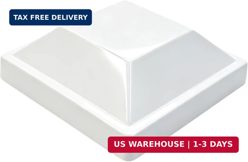 Aluminium fence post caps - caps, for