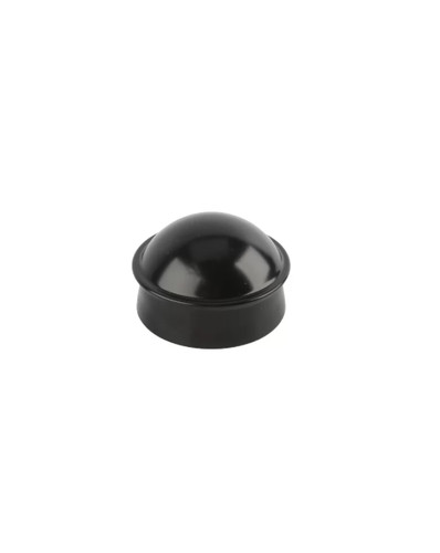 Powder coated black - 4", powder-coated