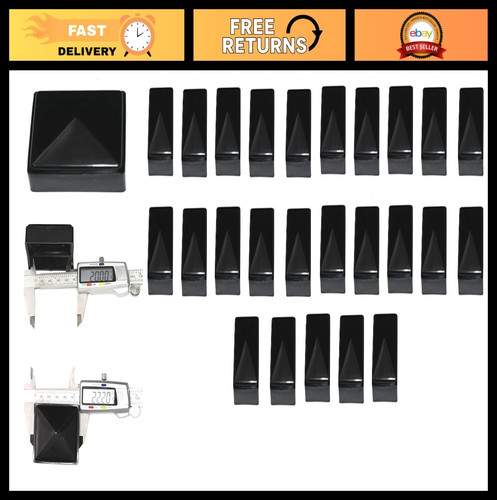 Pack black 2x2 fence - 25,