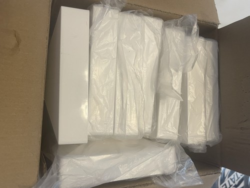 Lot white fence post - of,