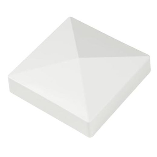 Vinyl fence post cap pyramid - vinyl,
