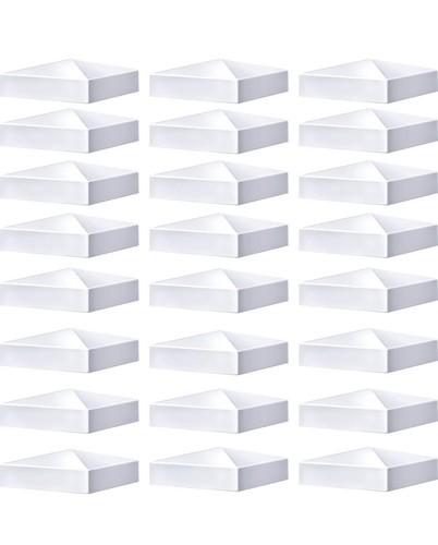 Pcs white vinyl fence post - 24,